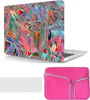 Laptop Cover Compatible with New MacBook Pro 16 inch 2021 2023 Release A2485 A2780 M1 M2 with Liquid Retina XDR Display and Touch ID, Hard Shell Plastic Case & Keyboard Cover & Bag, Colorful