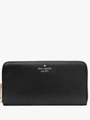 Lena Pebbled Leather Large Continental Wallet