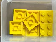 LEGO Parts - Yellow Plate 2 x 2 - No 3022 - QTY 10