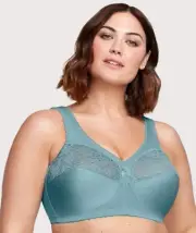Glamorise Magiclift Original Wire-Free Support Bra - Glacier (Size 22F)