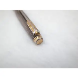 A897 派克 美國製 75平頂純銀原子筆(7成新無凹但筆夾天頂有退金)