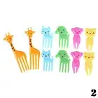 Bento Cute Animal Fruit Picks Food Forks Lunch Box Creative Accessory I0J3 B1T8