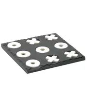 Go Home Marble Tic Tac Toe Board Set