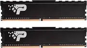 Patriot Signature Premium DDR4 32GB (2x16GB) 3200MHz (PC4-25600) CL22 UDIMM 1.2 Volt with Heatshield PSP432G3200KH1