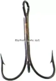 Mustad Classic Treble Hook #12 Shank Ringed Eye Bronze 25/Pk 3551-BR-12-25