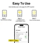 Portable Smart Wifi Weather Station Display Weather Temperature Humidity Time