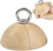 pull up handle climbing grip ball wooden pull up grip lock climbing hold home gym grip chin up grip ball portable climbing grip gym workout handle wooden grip ball climbing training tool chin up
