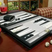 MAINSTREET CLASSICS 15" BACKGAMMON SET GLD PRODUCTS REFURBISHED SHIP FREE