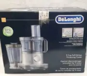 DeLonghi 9-Cup Capacity Food Processor with Integrated Blender Stainless Steel