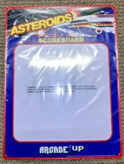 Arcade1up Dry Erase Metal Scoreboard 18" x 24" Asteroid Video Game