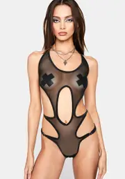 [Forbidden Clothing] Proof Mesh Cutout Bodysuit