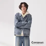 [COVERNAT] 純棉長袖牛仔夾克（藍色）[H9]