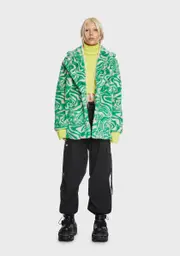 [Girlfriend Material] Swirl Hendrix Faux Fur Coat