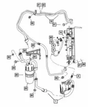Genuine Mopar 2007-2008 Chrysler Sebring Air Conditioning Accumulator 5189376AA (for: Chrysler)