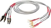 A Pair of HiFi Banana to Banana/Y-Spade Speaker Cables(Banana to Y Spade,3000mm)