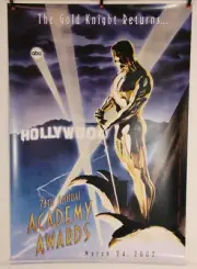 ALEX ROSS - 74th ANNUAL ACADEMY AWARDS 2002 The Gold Knight Returns Poster 27x39