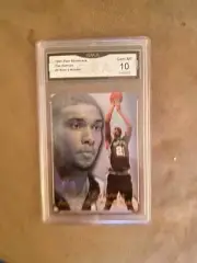Tim Duncan flair showcase rc #5 graded a perfect 10 best of ever