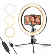 Premier Selfshot 10'' Ring Light with 57'' Tripod Stand And Phone Holder NEW