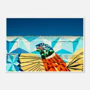 Galrie Vibrant Detroit Wall Art Featuring a Colourful Bird in Fine Art Photography, Poster Only, A2 42 x 60cm (16 x 24inch)