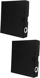 Operitacx 2pcs Ring Binder A5 Card Pockets Trading Card Binder Refill Hard Shell Scrapbook