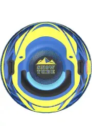 Upgraded Snow Tube for Kids and Adults, Inflatable Snow Tube for Sledding Heavy