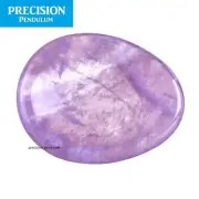 Natural Amethyst Worry Stone Amulet Gemstone Thumb Palm Chakra Healing Therapy