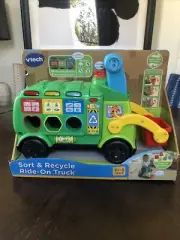 VTech Sort and Recycle Ride-On Truck Toy New!!! Fast Shipping!!