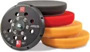 Precision 5" Orbital Conversion Kit with Foam Pads - Achieve Flawless Finishes