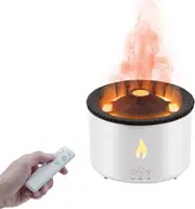 Volcano Humidifier Essential Oil Diffuser, 360Ml Flame Air Diffuser Mist Diffuse