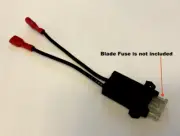 Blade Fuse Holder 20 A 32V Rating. Circuit or Panel Mount