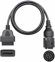 OBD Adapter for B-MW Motorcycle, GS-911 Scanner OBD2 Alternative 10 Pin 60-inch, Covering 1996 to 2016 Year, GS911, OBDLink and Motorscan K-line and DCAN Interface