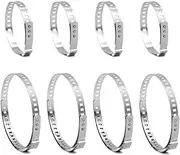 UTSAUTO CV Joint Boot Clamps CV boot bands Stainless Steel Adjustable Drive Shaft Boot Clamp for Car, 4 Sets