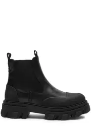 Ganni Leather Chelsea Boots - Black - 36 (IT36 / UK3) 36 (IT36 / UK3)