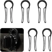 Stove Knob Covers,5Pcs Gas Stove Knob Locks Baby Proof Oven Knob Safety Covers Portable Child Proofing Stove Lock Plastic Stove Knob Covers for Kids and Pets Proof Kitchen 3.5x8.5cm