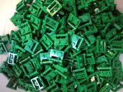 Lego 1x2 Green Plate w/Handle (50 pieces) #48336