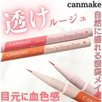 在飛比找蝦皮購物優惠-現貨🌿娜美日妝選物🌿日本CANMAKE 三合一激細眼妝筆 限