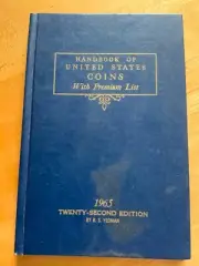 Whitman 9050 HANDBOOK OF UNITED STATES COINS 1965 22nd edition