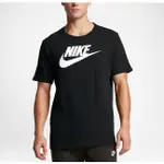 [MR.CH] NIKE TEE-FUTURA ICON 大LOGO 黑底白勾 短T 棉質 696708-010