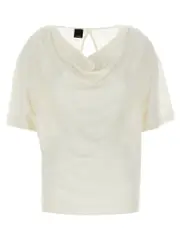 [Pinko] Pinko-Mambo T Shirt Bianco-Donna L White