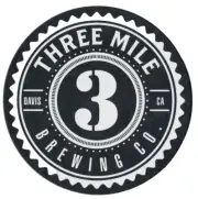 Three Mile Brewing Co Beer Coaster Davis CA