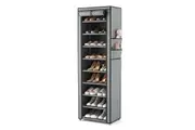 STORFEX Dustproof 9 Tier Shoe Shelf - Grey