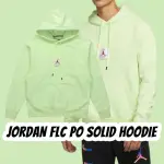 【NIKE 耐吉】JORDAN FLC PO SOLID HOODIE 內刷毛 帽T 螢光綠 CK6469-701(帽T)