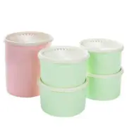 Tupperware 10-piece Heritage Canister Set - Vintage Mint