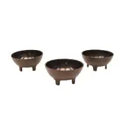 Set 3 Plastic Salsa Guacamole Dip Molcajete Serve Bowl Party Food Condiment Dish