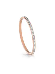 GUESS Women's Rose Gold Colour My Day Bangle