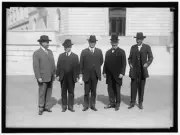 Governors,Park Trammell,Emmet O'Neal,LE Hall,Lee Cruce,politicians,steps,1915
