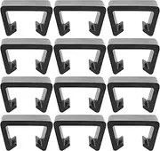 CIYODO Outdoor Furniture Clips Set 12 Pack Rattan Sofa Clips Patio Sofa Clamps Durable Wicker Chair Fasteners