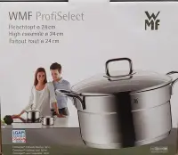 在飛比找Yahoo!奇摩拍賣優惠-全聯WMF 24cm高身湯鍋