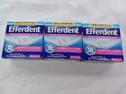 (3 Pack) Efferdent Anti-Bacterial Denture Cleanser Tablets - 132 Total Tablets