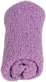 LALAFINA Stretch Wrap Light Purple Photo Prop for DIY Maternity Photography Versatile Swaddling Blanket with Open Weave Texture for Creative Photography Sessions